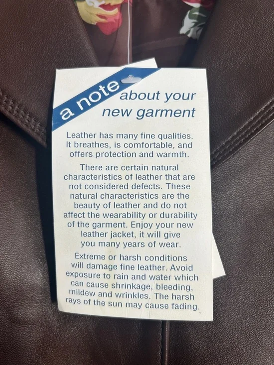 Genuine leather Collared Women's Brown Leather Button-Front Coat - Picture 2 of 4